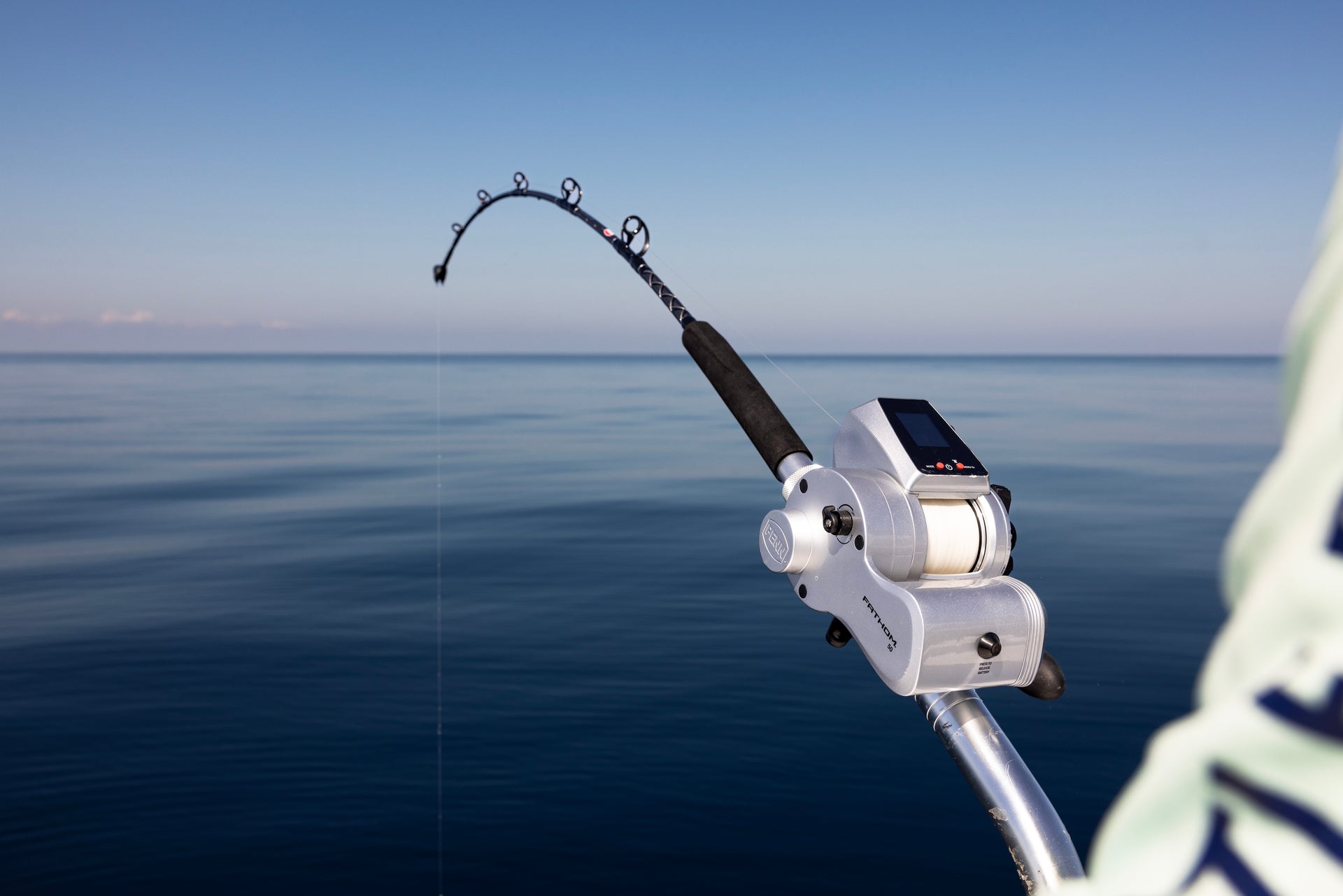 Fathom Electric Bent Rod On Boat Image | Penn®
