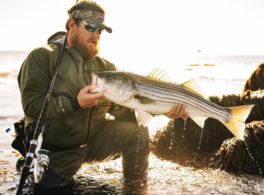 From crashing the surf to coastal rips, striped bass demand versatile, reliable gear. This setup provides the ideal combination of a strong yet sensitive rod and a durable reel built to handle runners.