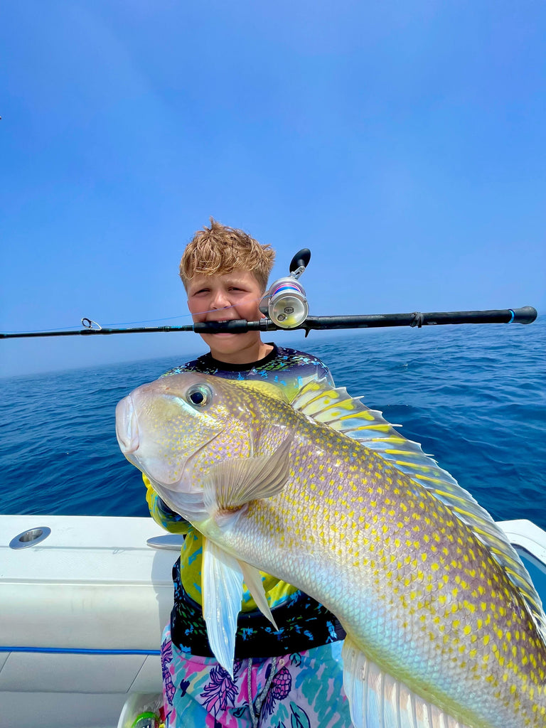 Capt. Schunke LS Kid Rod In Mouth Tilefish Catch | Penn®