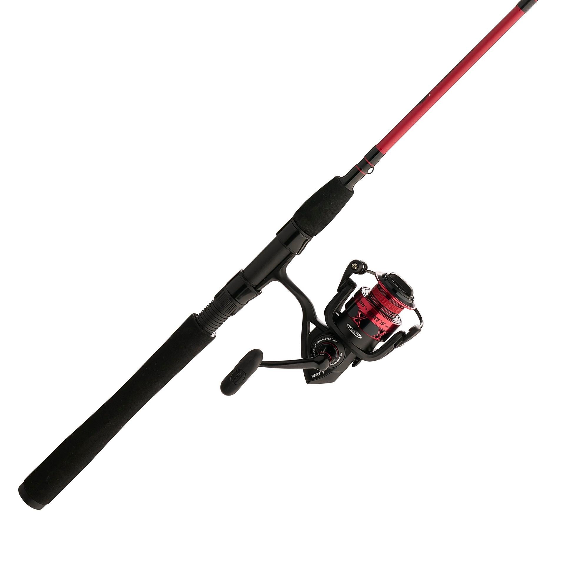 One Bass GT Spinning & Casting Reel and 2-Piece Fishing Rod Combo