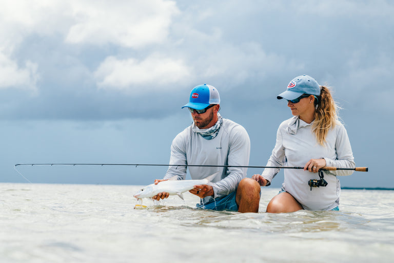 Bonefish Catch PENN Hat & Combo LS Image | Penn®