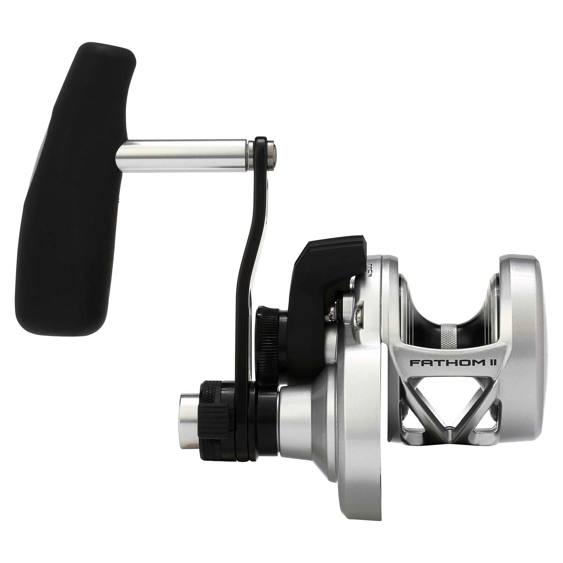 Penn Fathom II Level Wind Saltwater Casting Reel 30, 4.3:1 Gear Ratio, 31  Retrieve Rate, 5 Bearings, Right Hand - 11270867