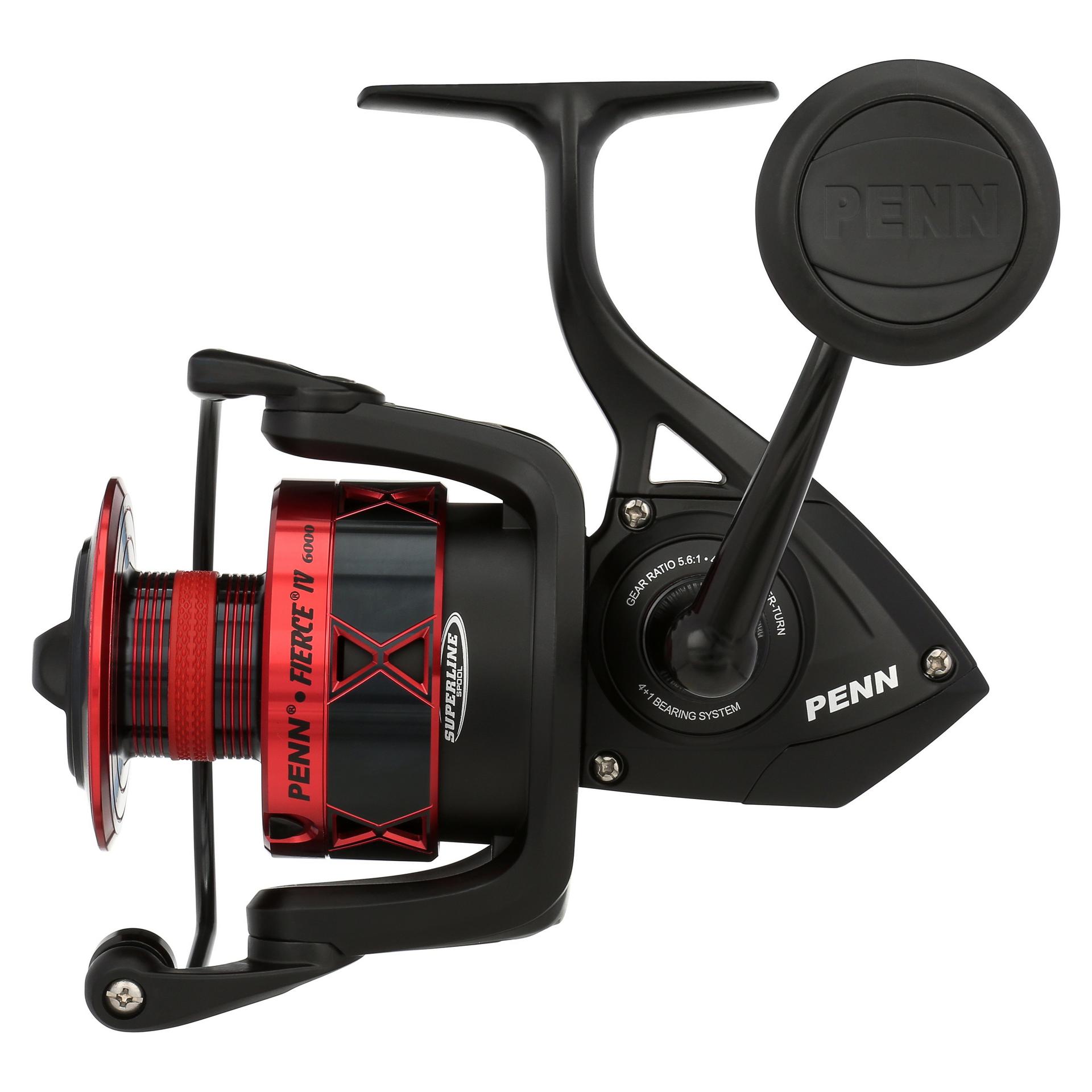 PENN Saltwater Fishing Rod-Reel Combo FIERCE IV Boat 30-50lb 6000