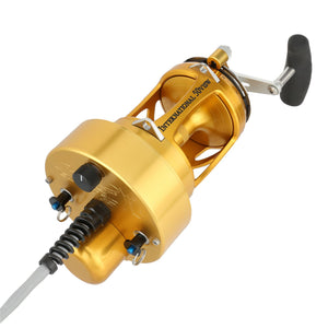 electric motor for fishing reel 1/2 HP which maintains a very high torque even at high speeds while being durable Electric Reels for Deep Sea