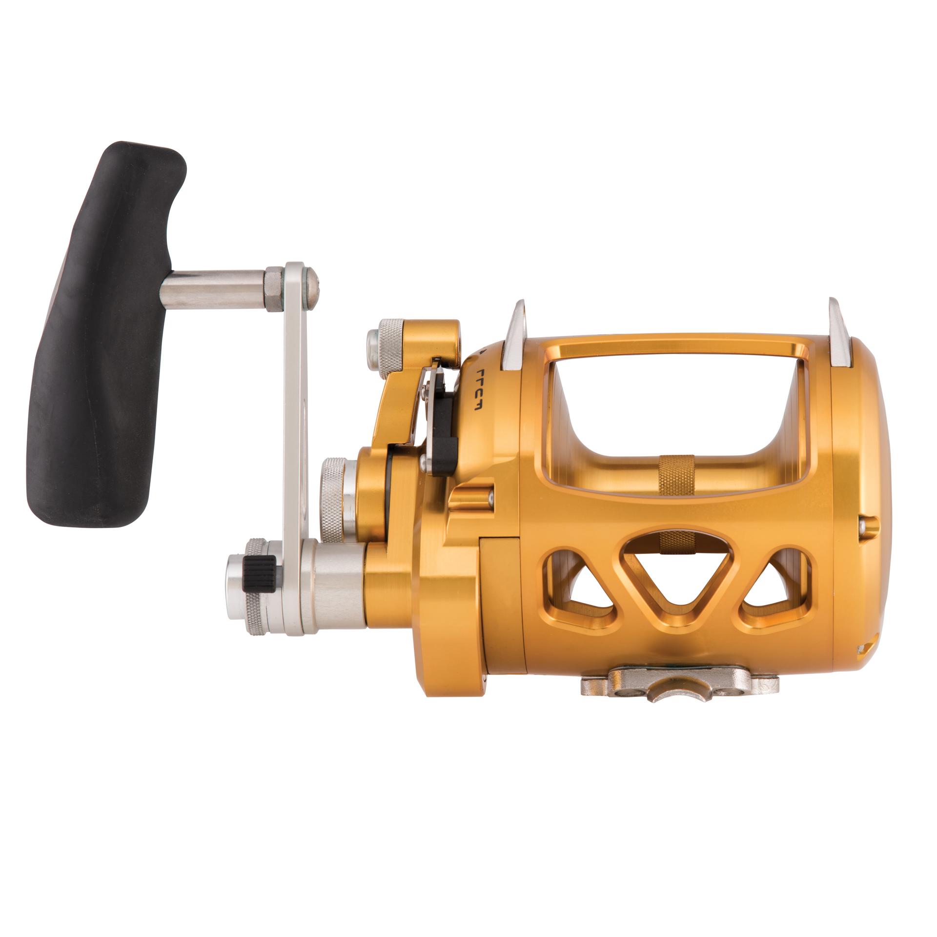 PENN International® 130VIS 2-Speed Conventional Reel, Gold