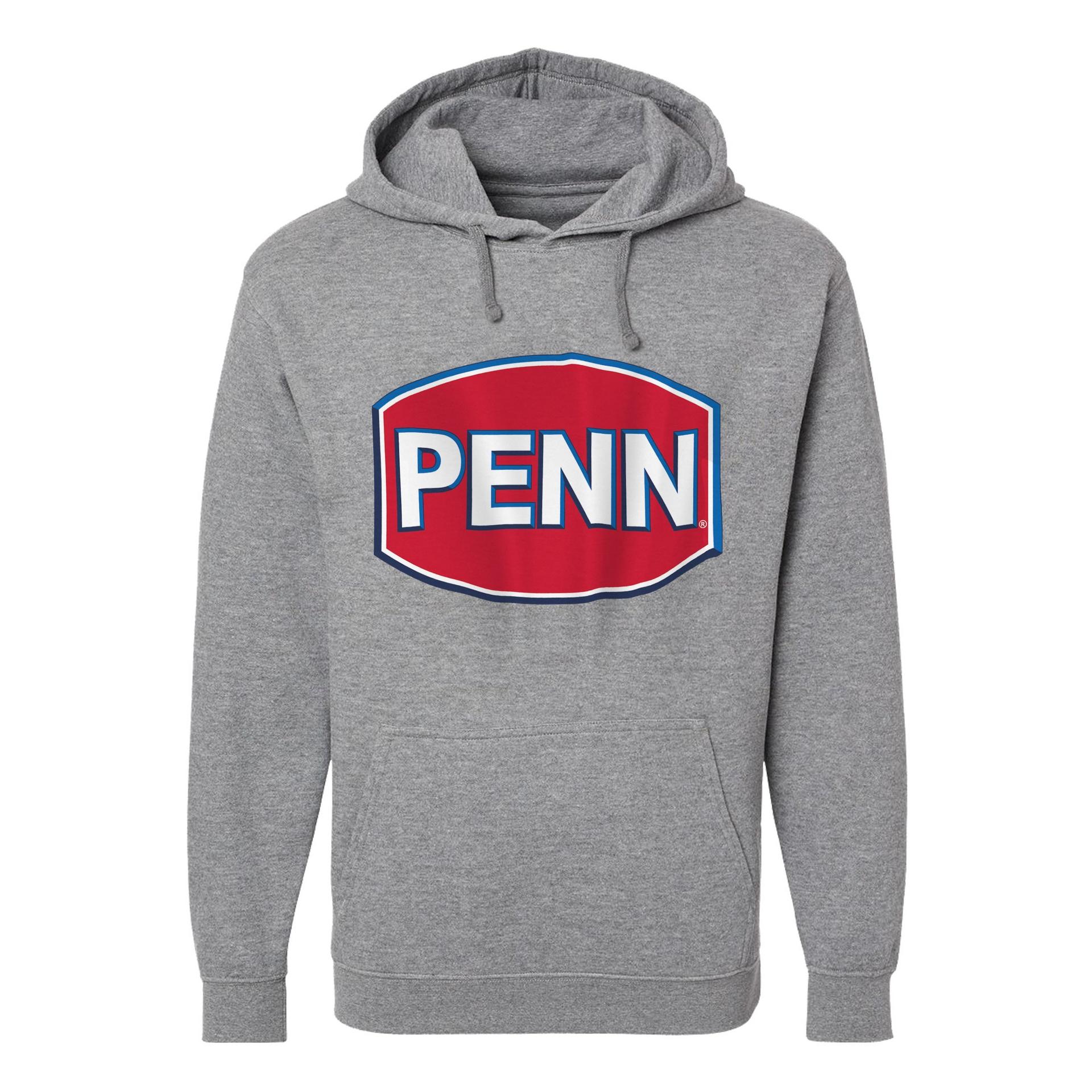 Logo Pullover Hood - Navy, XL - Penn Fishing