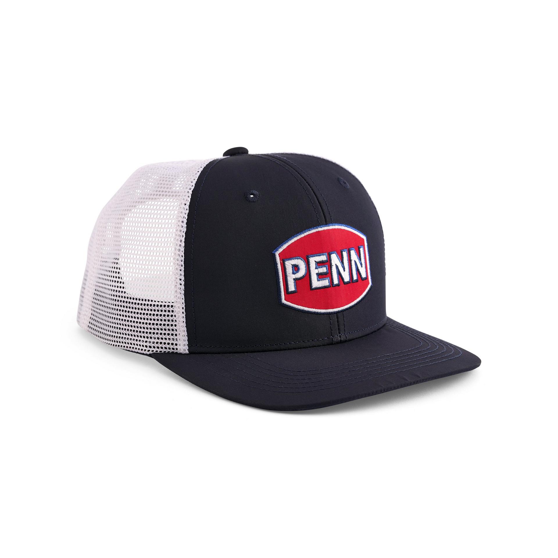 Penn Headwear - Hats & Visor Performance Trucker Hat Navy/White