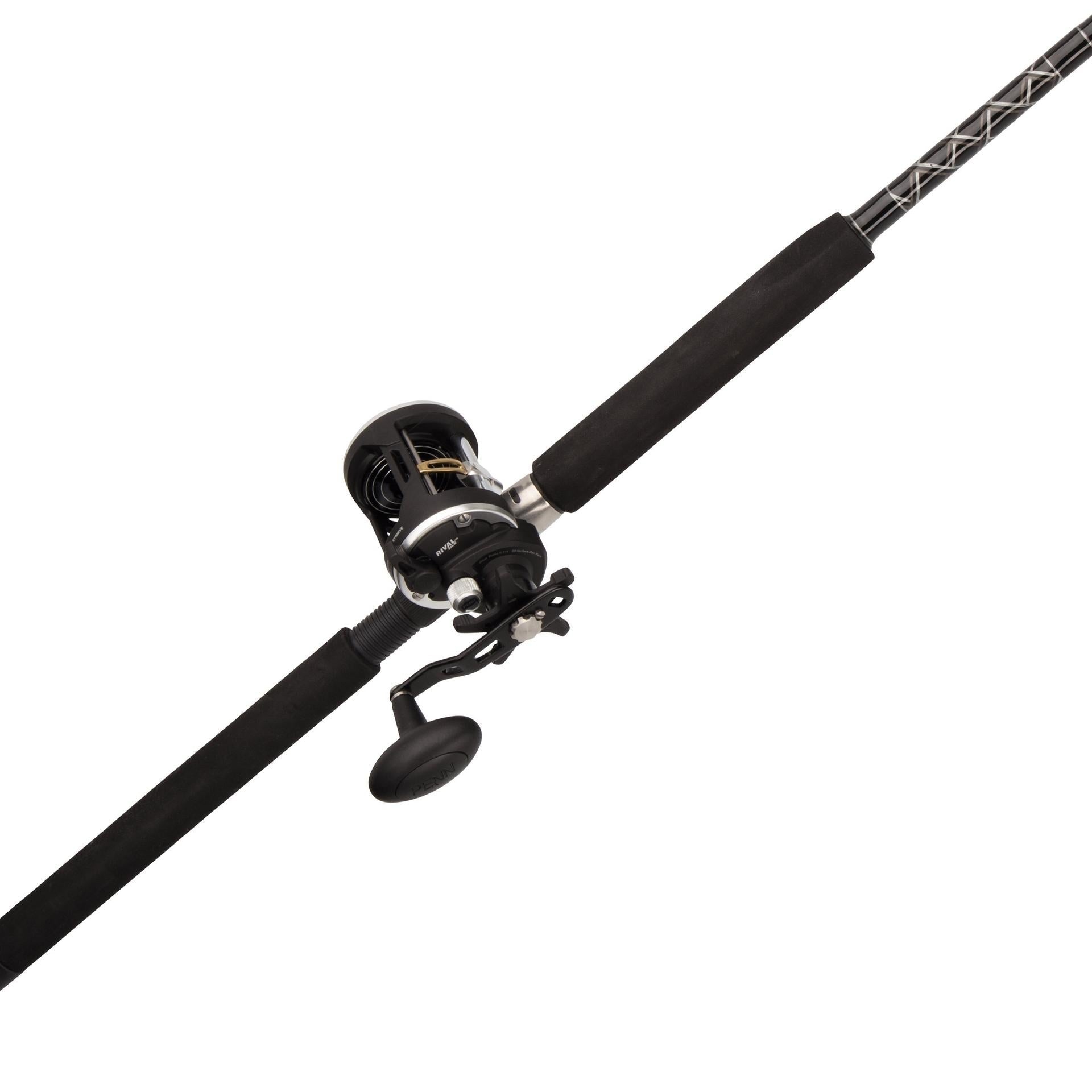 Penn 1404029 3.25 lbs Rival Level Wind Conventional Reel & Rod