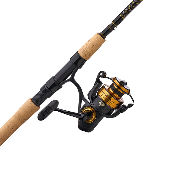 fly rod spinning combo Carbon X & Carbon R1 The Lightest Reel 500 / 7'3" ml F rigged reel Penn Spinfisher VII Spinning Combo