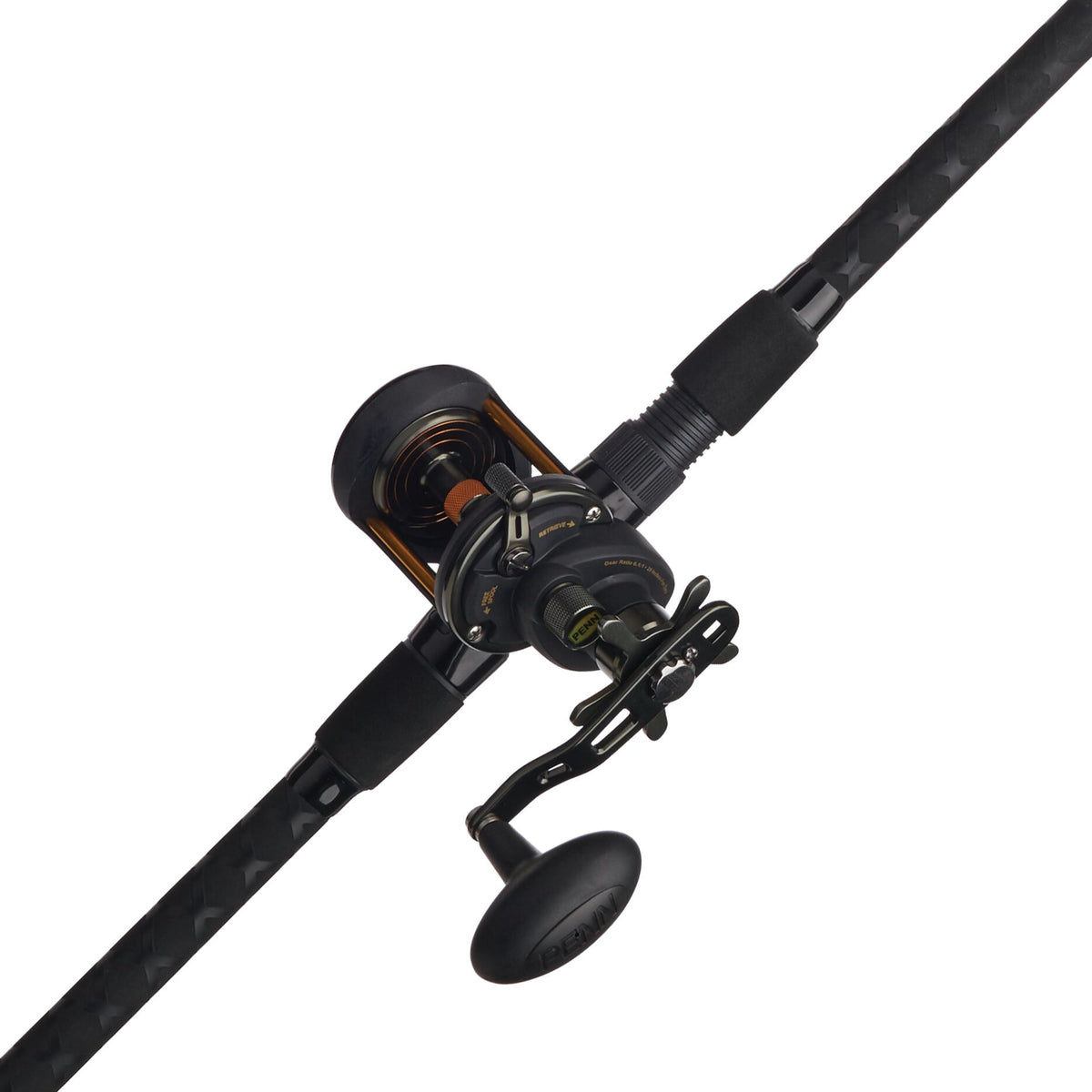 drag fishing pole Saltwater Spinning Rod 22 lb Drag, Compact Carbon Fiber for Traverseon Extractor Lever Drag Conventional Rod