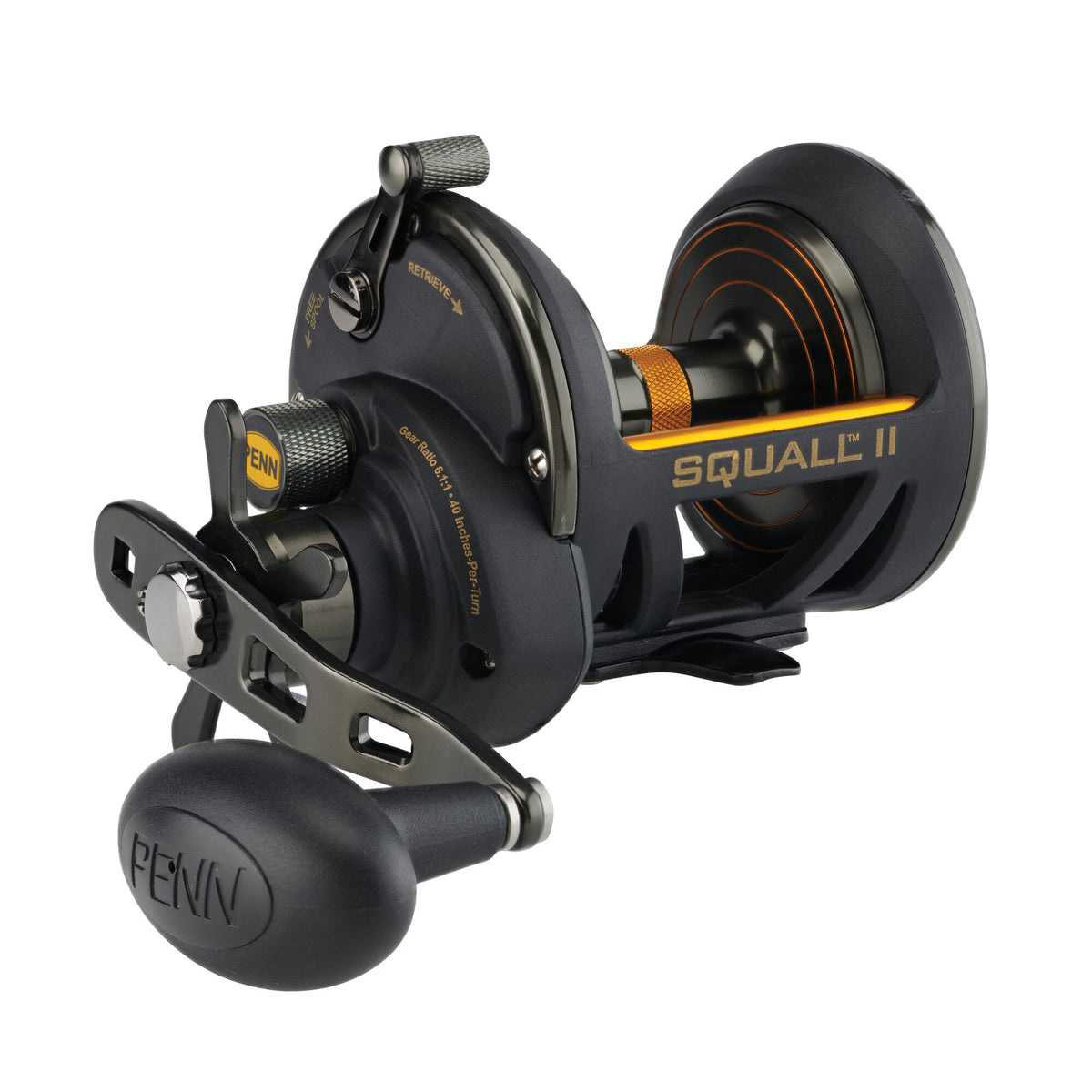 Penn Squall II SQLII12SD Star Drag Conventional Reel