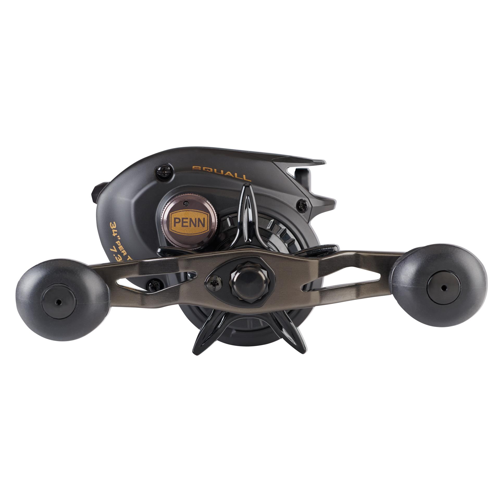 Penn Squall Low Profile Reel Black Smoke 13.4 oz, Baitcasting Reels -   Canada