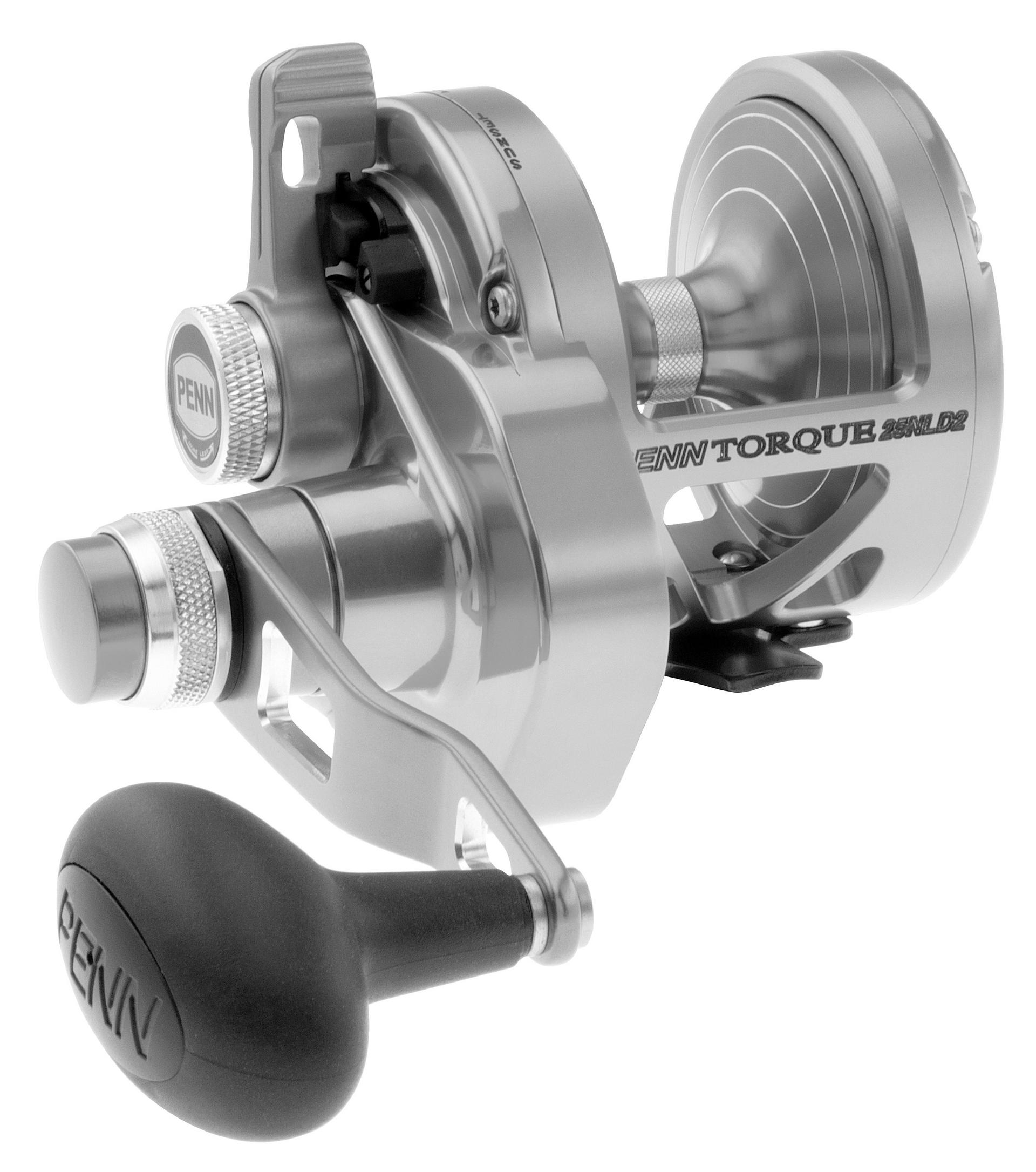 PENN Conventional 2-Speed Left-Handed Reel FATHOM II LEVER DRAG 30LD2 LH