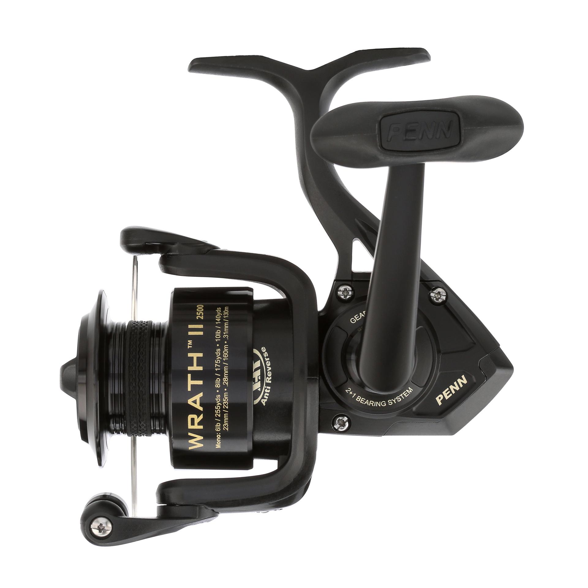 Penn Wrath 2500 Reel - Spinning Reel, Fishing Reel for Active