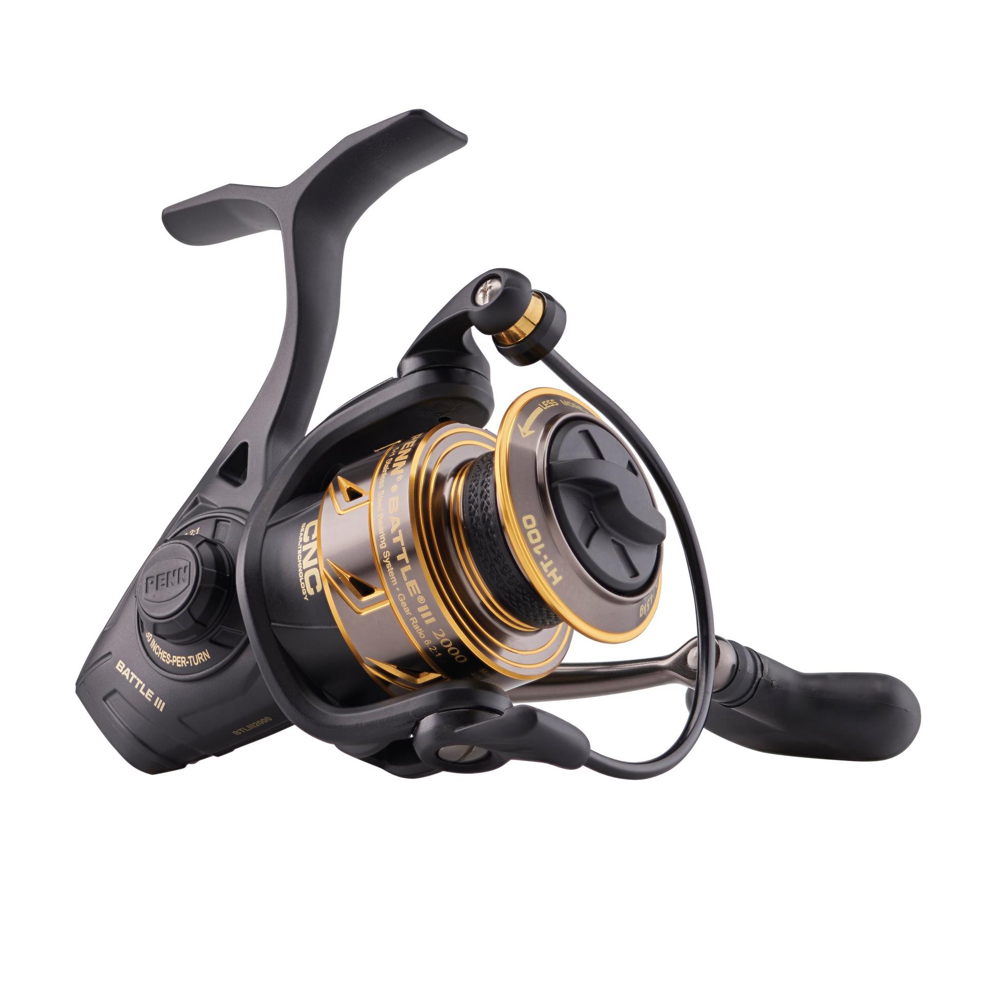 Baitcasting Reels PENN BATTLE III Spinning Reel 2000 10000 Original Full  Metal Body 5 1BB Carbon Fiber Drag System Saltwater Fishing Reel 230525  From Bian05, $82.28