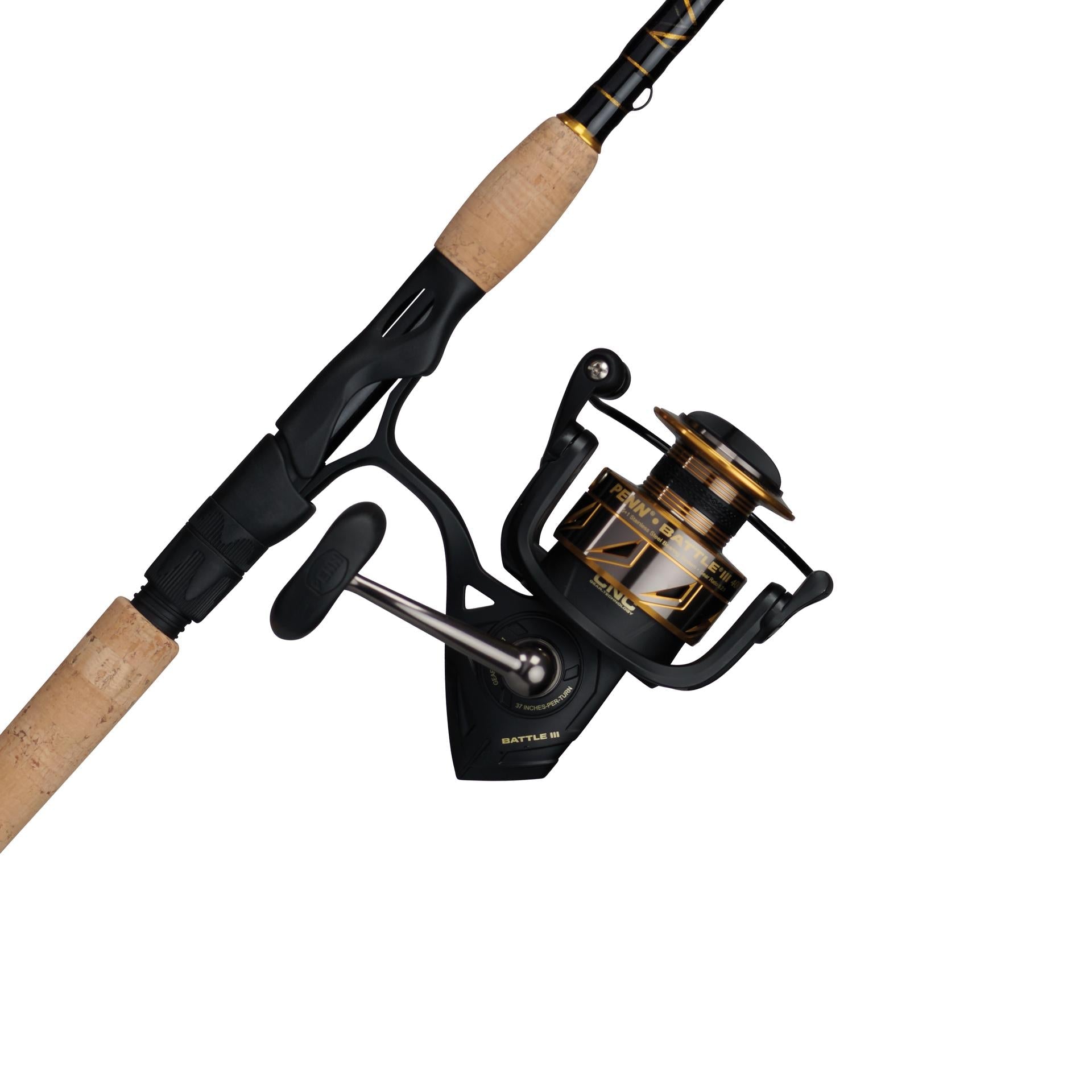  PENN Fishing Battle Fly Reel and Fishing Rod Outfit Combo,  Black, 10wt (BTLFLY10WT90) : Sports & Outdoors